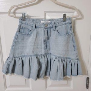 Mustard Seed Denim Mini Skirt